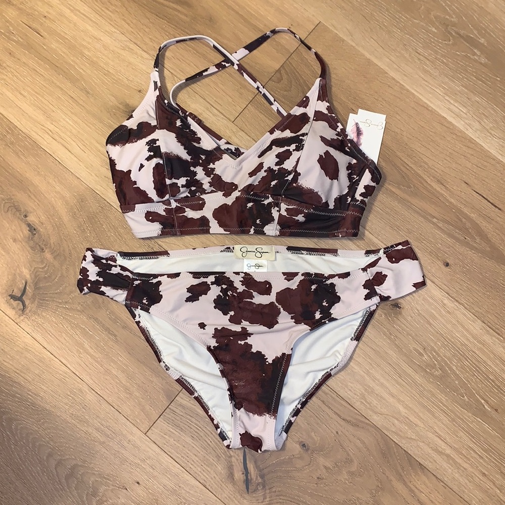 Jessica Simpson Cow print Bikini